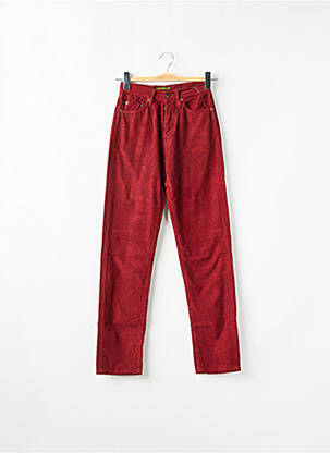 Jeans coupe slim taille normale taille normale rouge REDWOOD femme