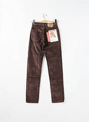 Jeans coupe slim marron REDWOOD pour femme seconde vue