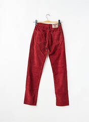 Jeans coupe slim rouge REDWOOD pour femme seconde vue