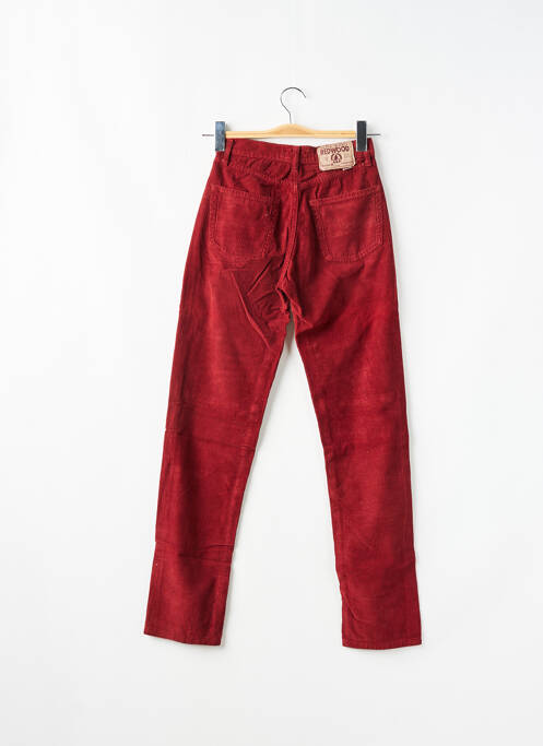 Jeans coupe slim rouge REDWOOD pour femme