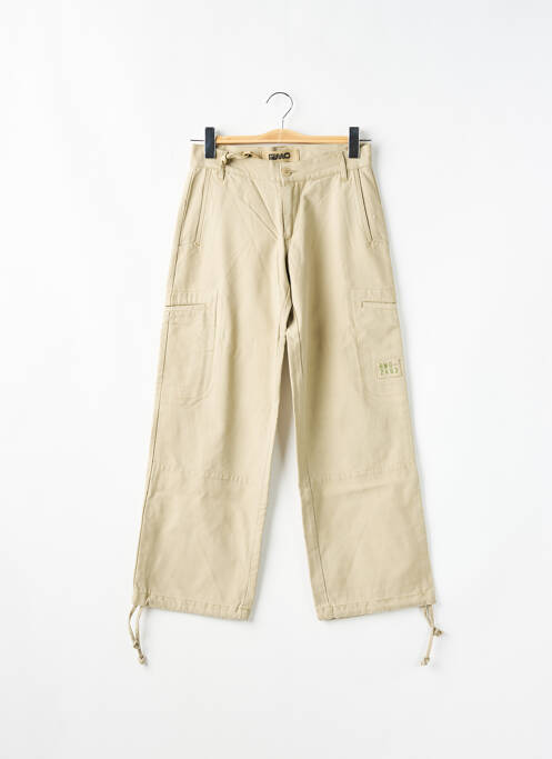 Pantalon cargo beige RWD pour femme