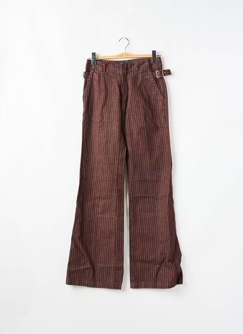 Pantalon droit marron MISS SIXTY pour femme