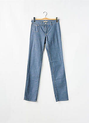Jeans coupe droite taille haute taille haute bleu SCHOOL RAG femme