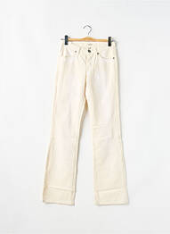 Jeans coupe droite taille normale taille normale beige SCHOOL RAG femme