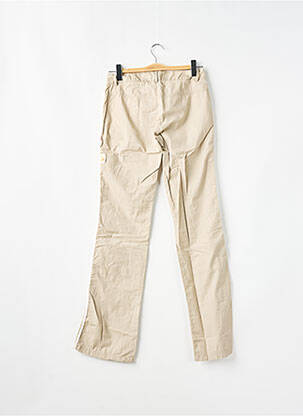 Pantalon droit tissage popeline taille normale beige SCHOOL RAG femme