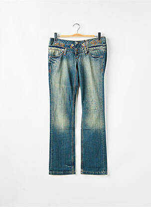 Jeans coupe droite taille normale taille normale bleu SCHOOL RAG femme