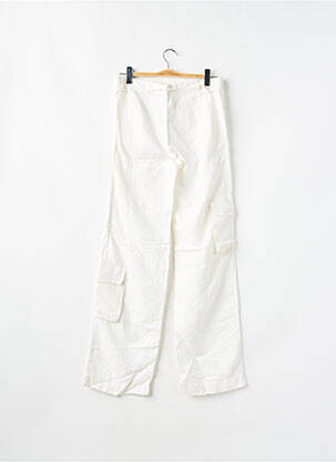 Pantalon cargo coupe droite taille normale beige SCHOOL RAG femme