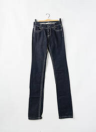 Jeans coupe slim tissage brut taille normale bleu SCHOOL RAG femme