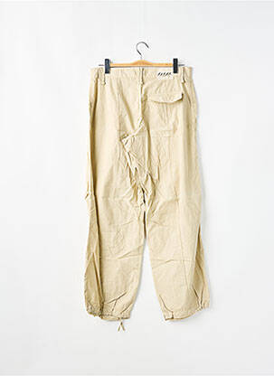 Pantalon droit tissage popeline taille normale beige SCHOOL RAG femme