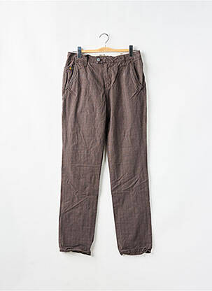 Pantalon slim tissage popeline taille normale gris MAISON SCOTCH homme