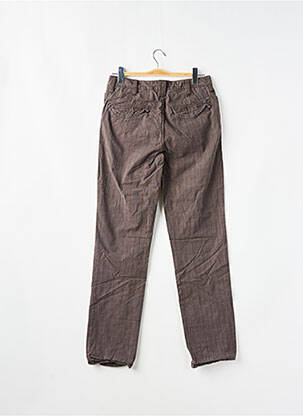 Pantalon slim tissage popeline taille normale gris MAISON SCOTCH homme