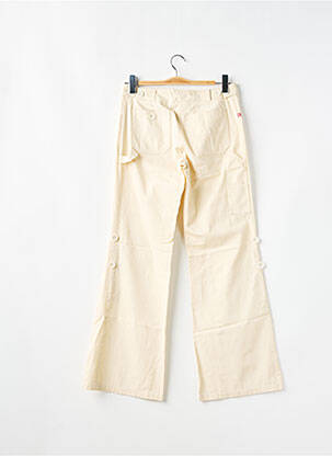 Pantalon flare taille normale taille normale beige SESSUN femme