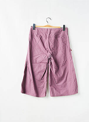 Pantacourt coupe droite taille normale violet SESSUN femme