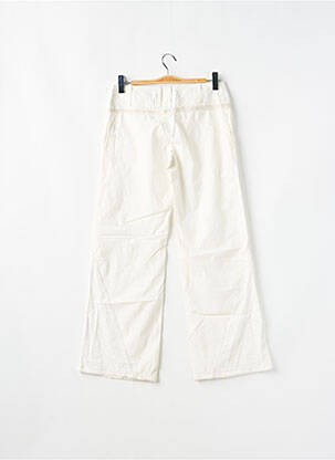Pantalon droit tissage popeline taille normale beige 2 TWO femme