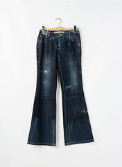 Jean coupe flare bleu SCHOOL RAG pour femme seconde vue