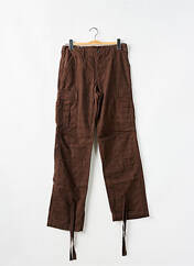 Pantalon cargo marron SCHOOL RAG pour femme seconde vue