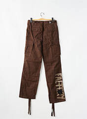 Pantalon cargo marron SCHOOL RAG pour femme seconde vue