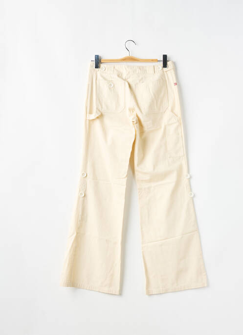 Pantalon flare taille normale taille normale beige SESSUN femme