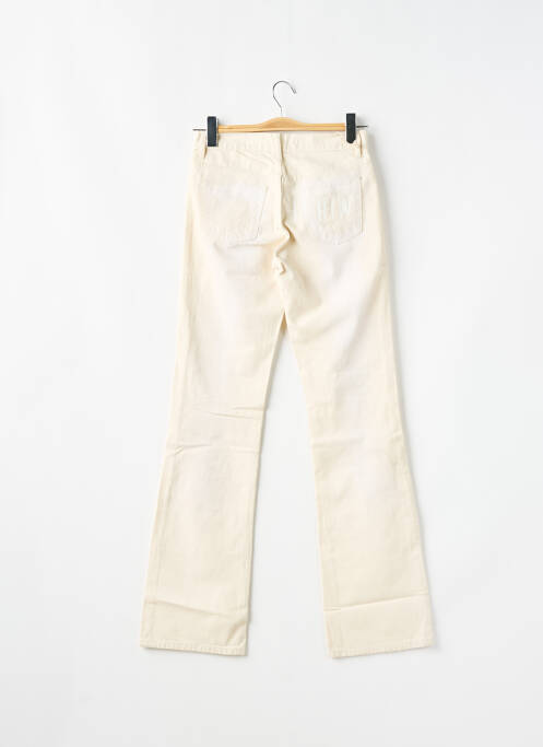 Jeans coupe droite beige SCHOOL RAG pour femme