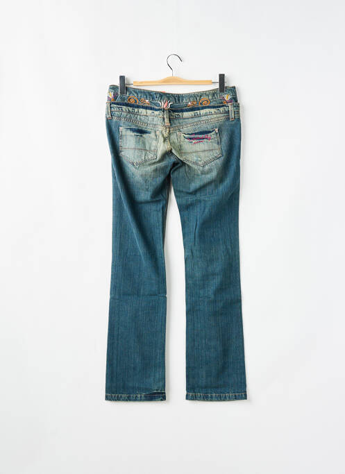 Jeans coupe droite bleu SCHOOL RAG pour femme