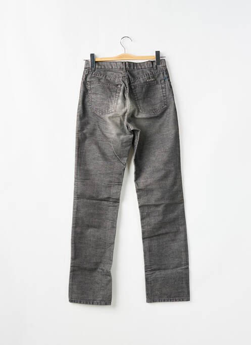 Jeans coupe droite gris SCHOOL RAG pour femme