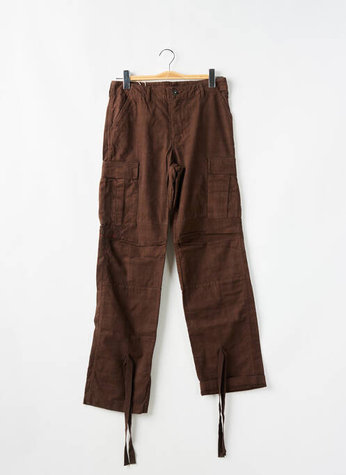 Pantalon cargo marron SCHOOL RAG pour femme