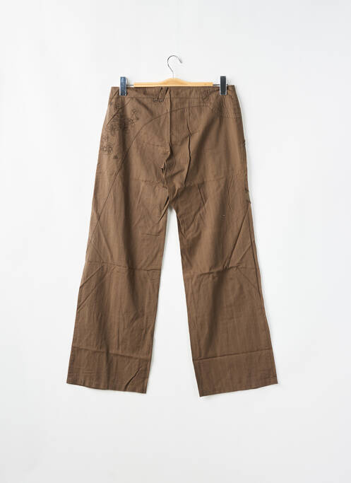 Pantalon droit vert 2 TWO pour femme