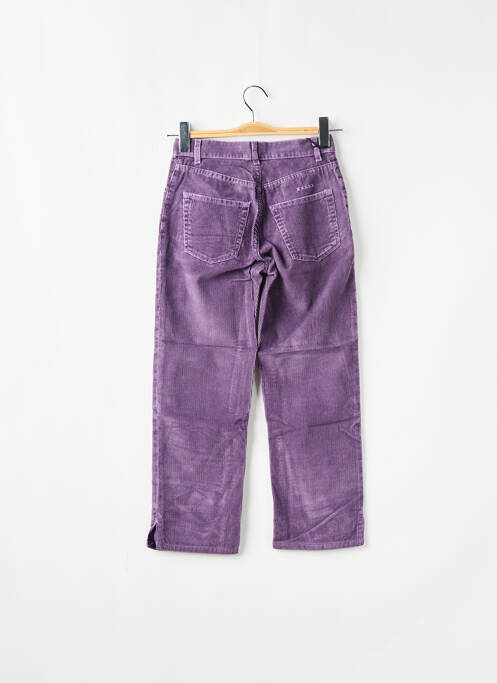 Pantalon droit violet SCHOOL RAG pour femme
