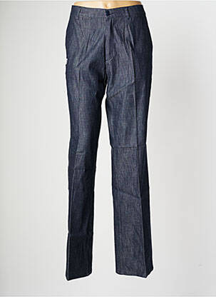 Pantalon droit taille à pinces taille normale bleu BE YOU K femme