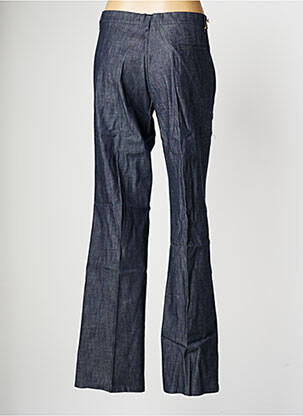 Pantalon droit taille à pinces taille normale bleu BE YOU K femme