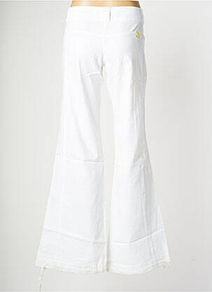 Pantalon flare taille normale taille normale blanc BE YOU K femme
