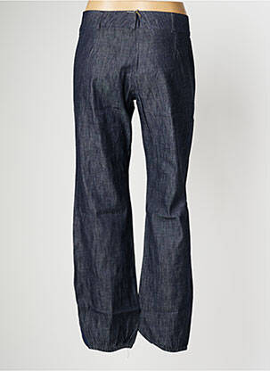Pantalon droit fermeture zippée sous rabat boutonné taille normale bleu BE YOU K femme