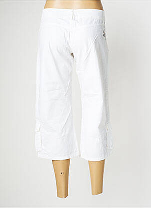 Pantacourt coupe droite taille basse blanc BE YOU K femme