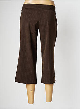 Pantacourt coupe droite taille basse marron BLEND SHE femme