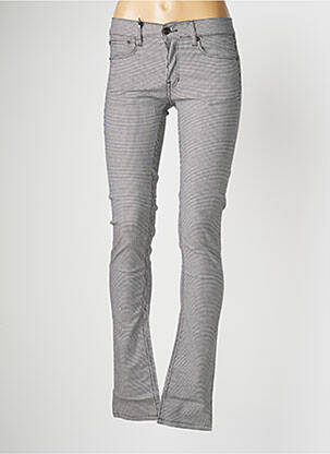 Pantalon slim taille basse taille basse noir HELLS BELLS femme