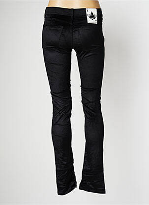 Pantalon slim taille basse taille basse noir HELLS BELLS femme