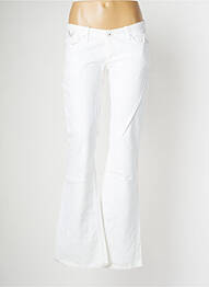 Jeans bootcut poches taille basse blanc KAPORAL femme