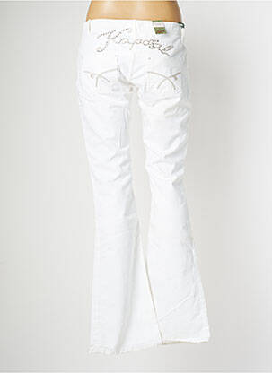 Jeans bootcut poches taille basse blanc KAPORAL femme