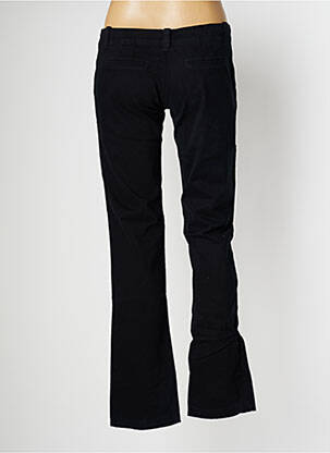 Pantalon droit stretch taille basse noir NATIONAL LIBERTY femme