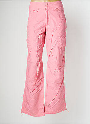 Pantalon flare taille basse taille basse rose LADY SOUL femme
