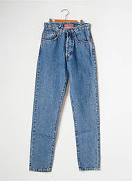 Jeans boyfriend taille haute taille haute bleu BONAVENTURE femme