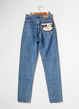 Jeans boyfriend taille haute taille haute bleu BONAVENTURE femme