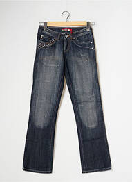 Jeans coupe droite taille normale taille normale bleu BLEND SHE femme