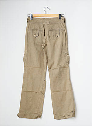 Pantalon cargo coupe droite taille normale beige LADY SOUL femme