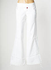 Pantalon flare blanc BE YOU K pour femme seconde vue