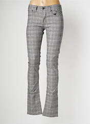 Pantalon slim gris HELLS BELLS pour femme seconde vue