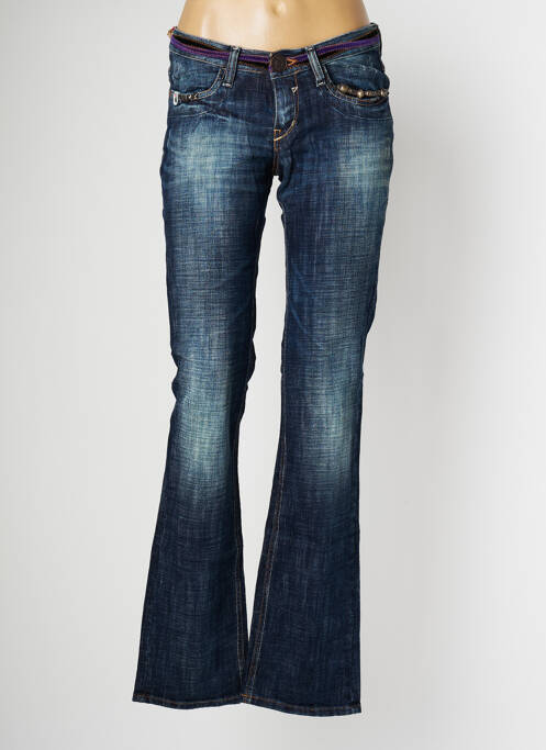 Jeans coupe droite bleu TAKE TWO pour femme