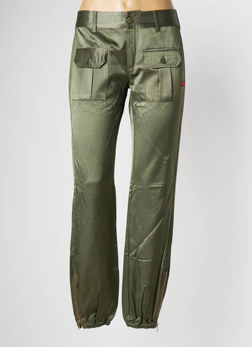 Pantalon droit vert BE YOU K pour femme