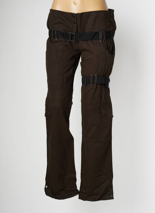 Pantalon droit vert TORN pour femme