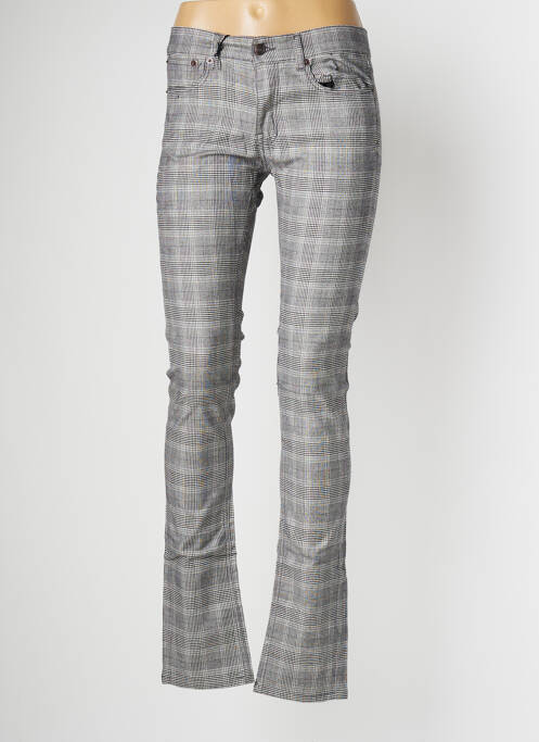 Pantalon slim gris HELLS BELLS pour femme